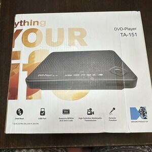 Hyundai DVD Player TA-151 USB Karaoke Open Box New RCA Output